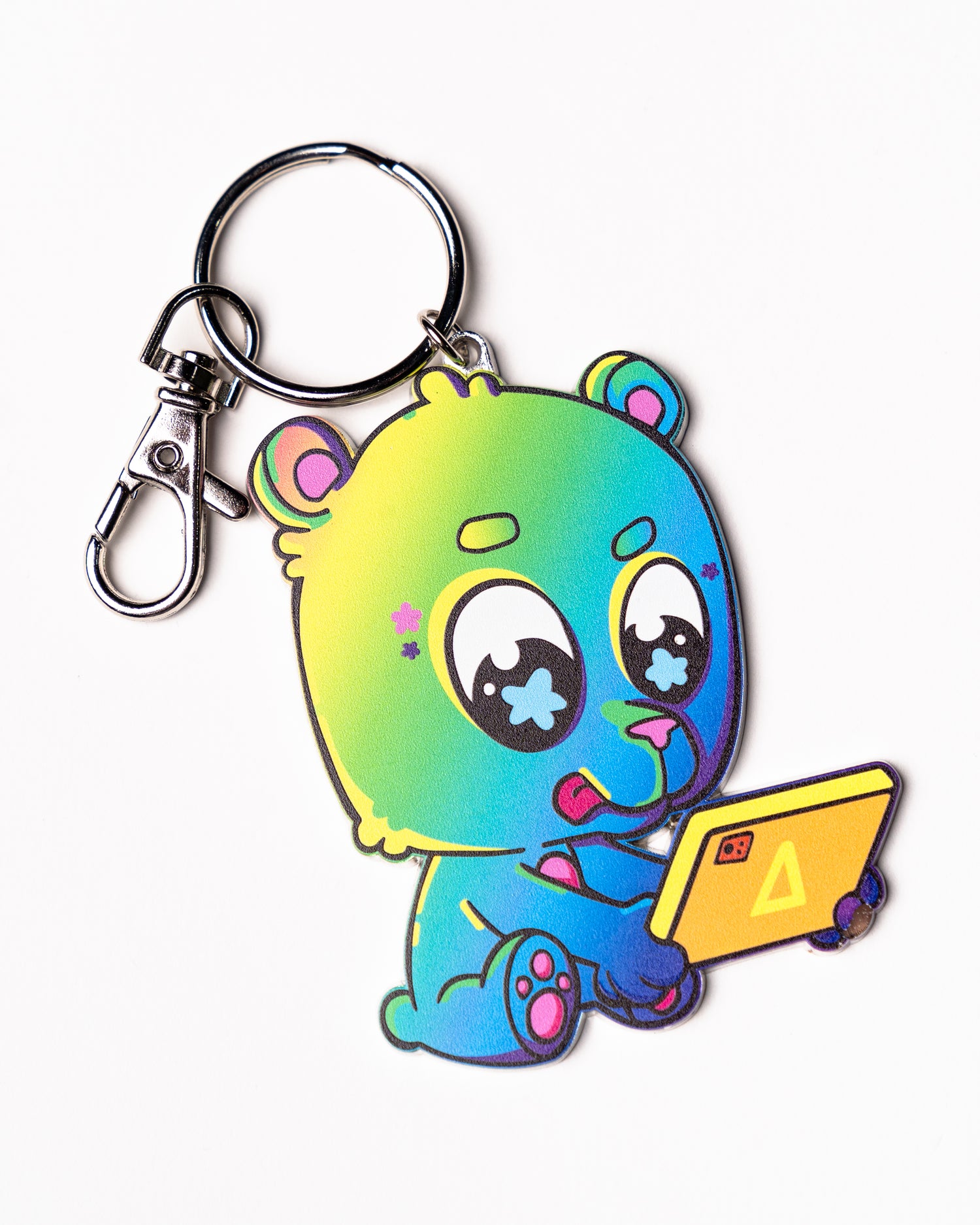 Neon Rainbow Friends Keychain Pack