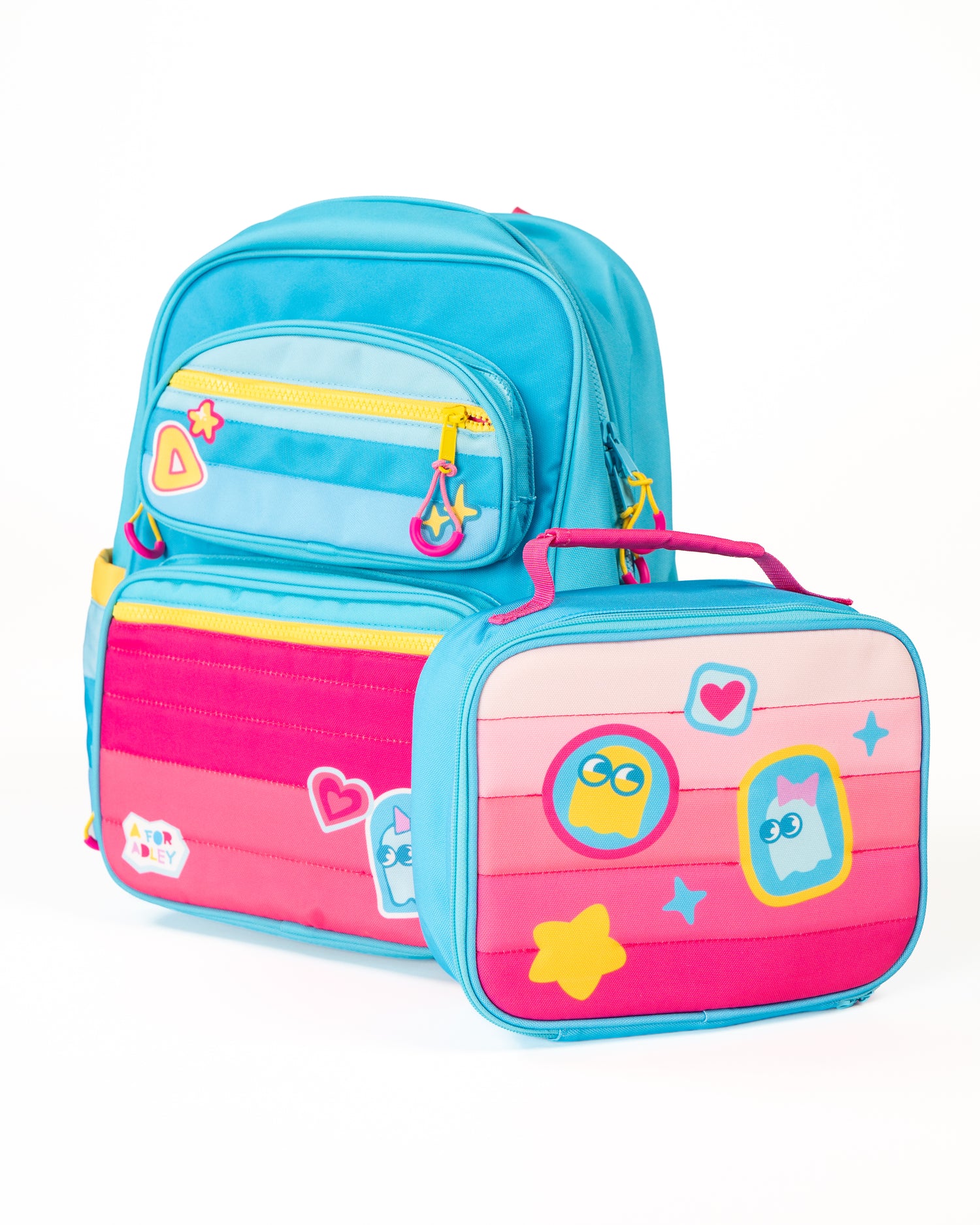 Animation x A for Adley Color Block Lunchbox