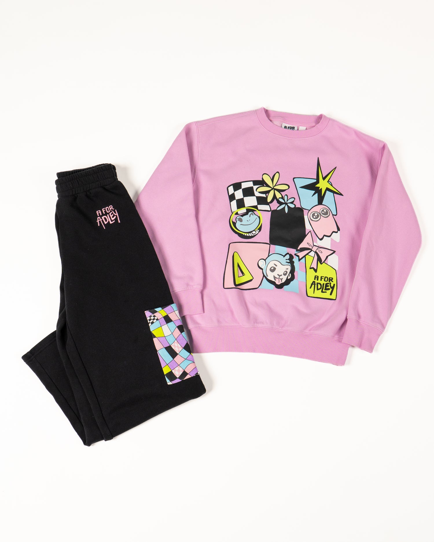 A for Adley Y2K Throwback Sweatsuit
