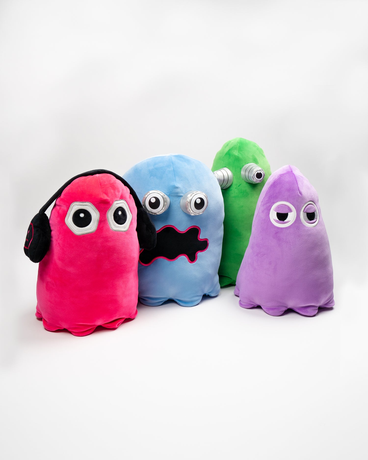 PINK-Rainbow Ghosts Softy-Sqwishy Plushie