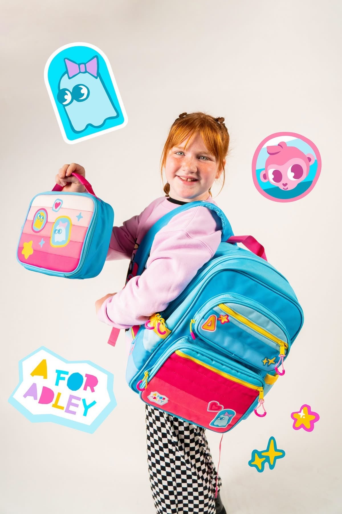 allintitle:backpacks for kids Animation x A Adley Color Block Backpack Snake Okuma Ceymar | Spinning Size:35 two outer zipper pockets