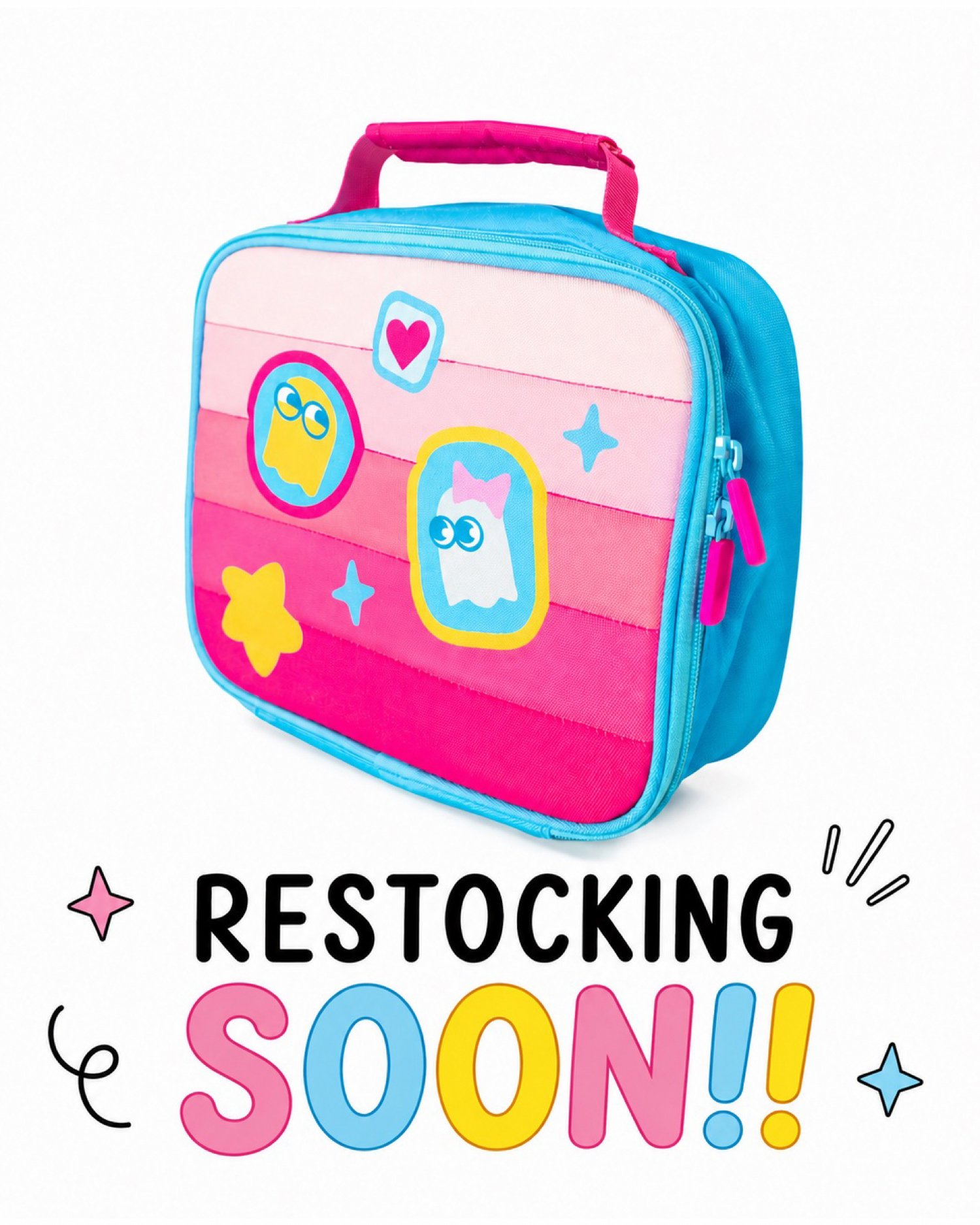 Animation x A for Adley Color Block Lunchbox