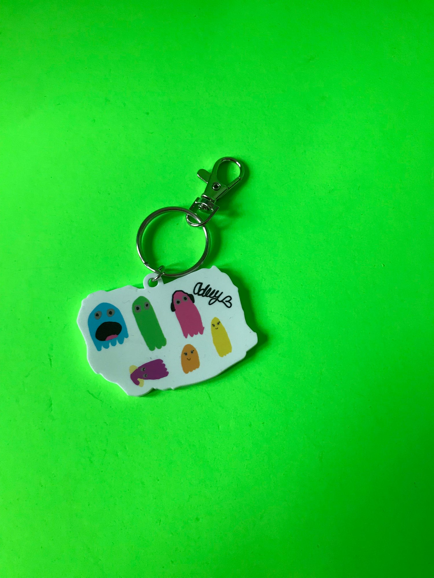 Rainbow Ghosts + Signature Keychain