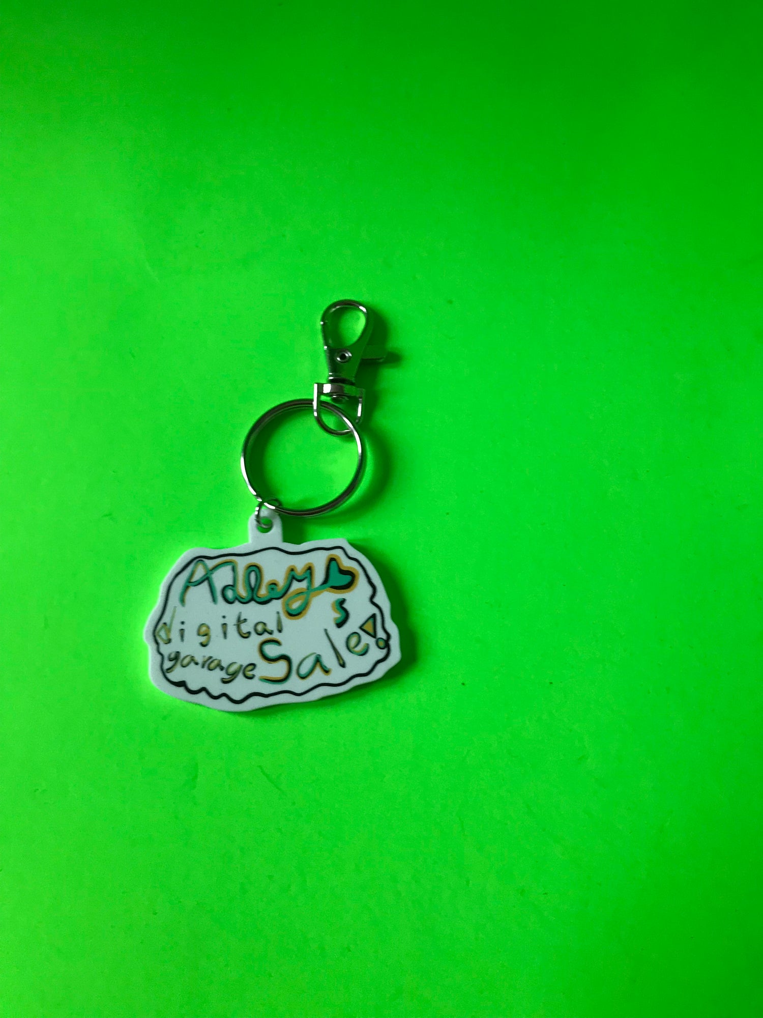 Adley Digital Garage Sale Keychain