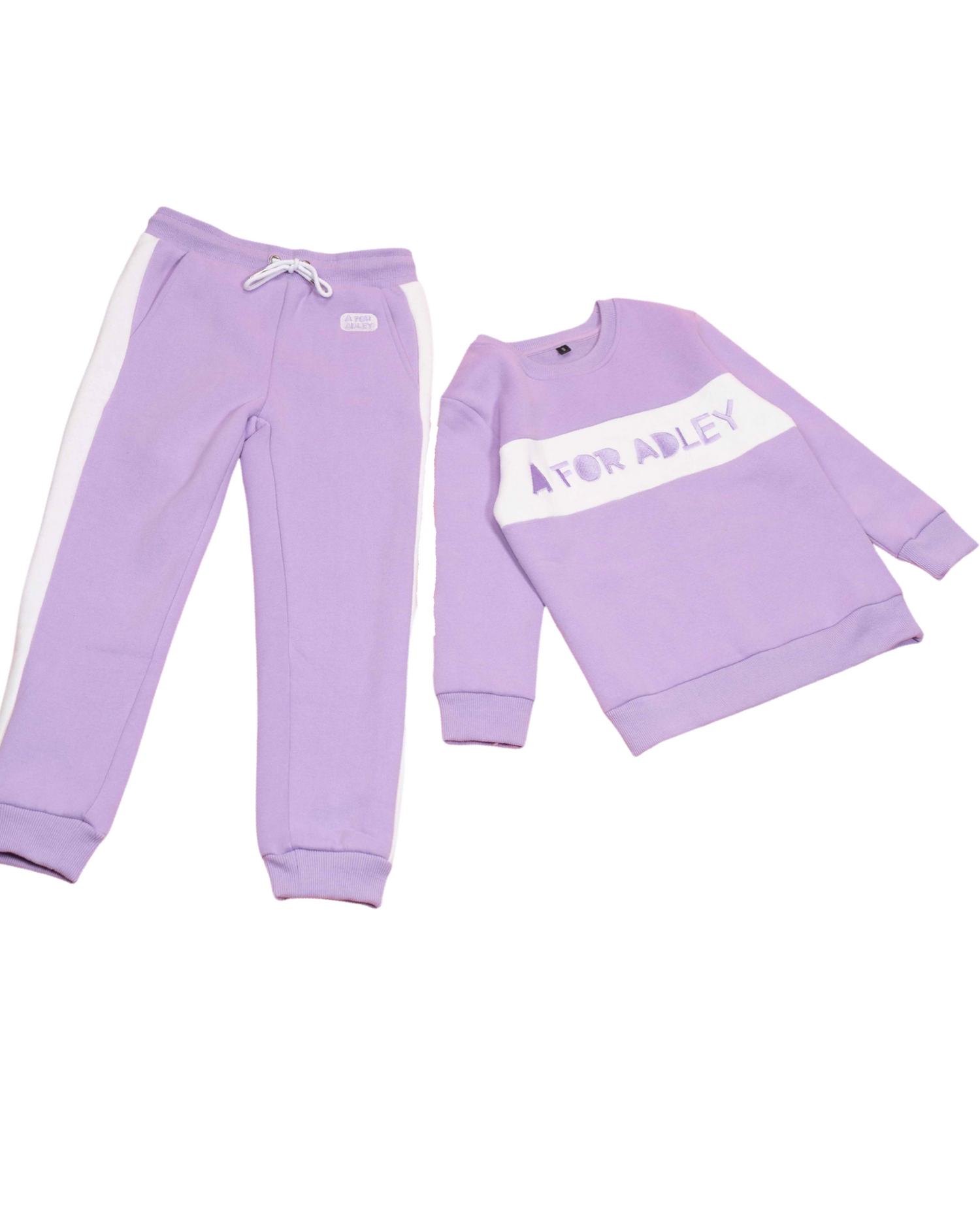 A for Adley Comfy Cozy Sweatsuit