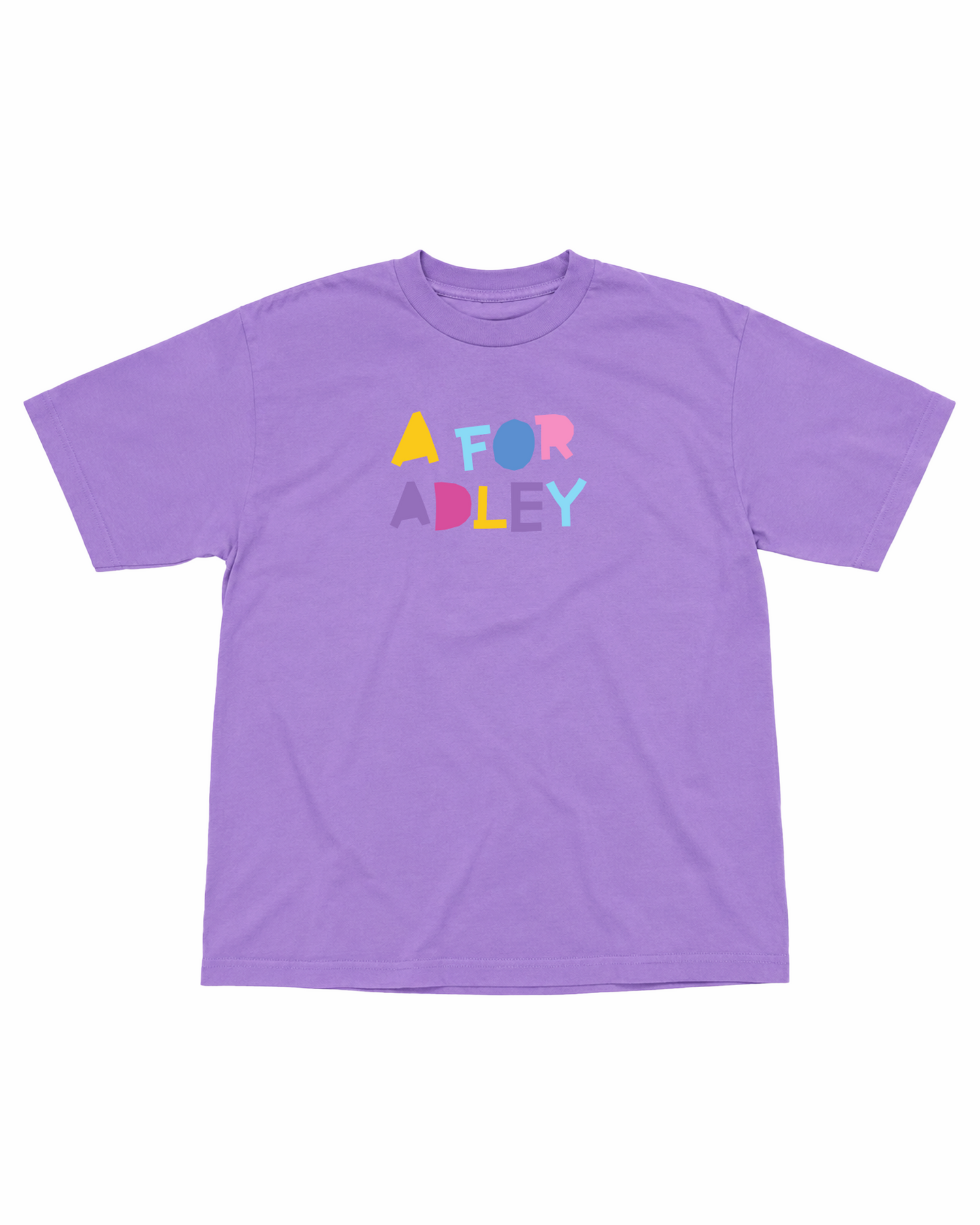 A for Adley BFF Rainbow Tee