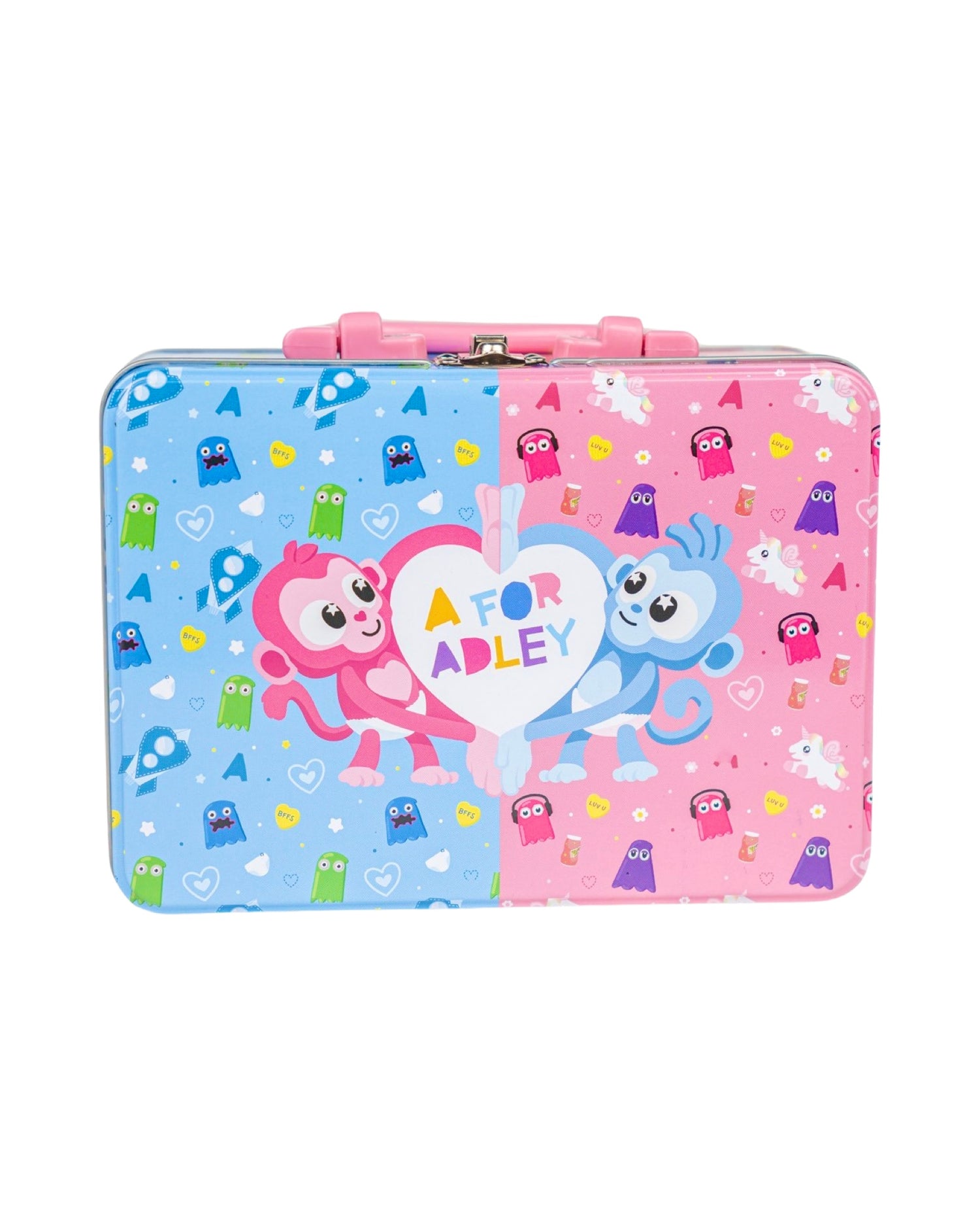 Baby Monkey Buddies Valentines Carrying Case (w/Valentines Cards)