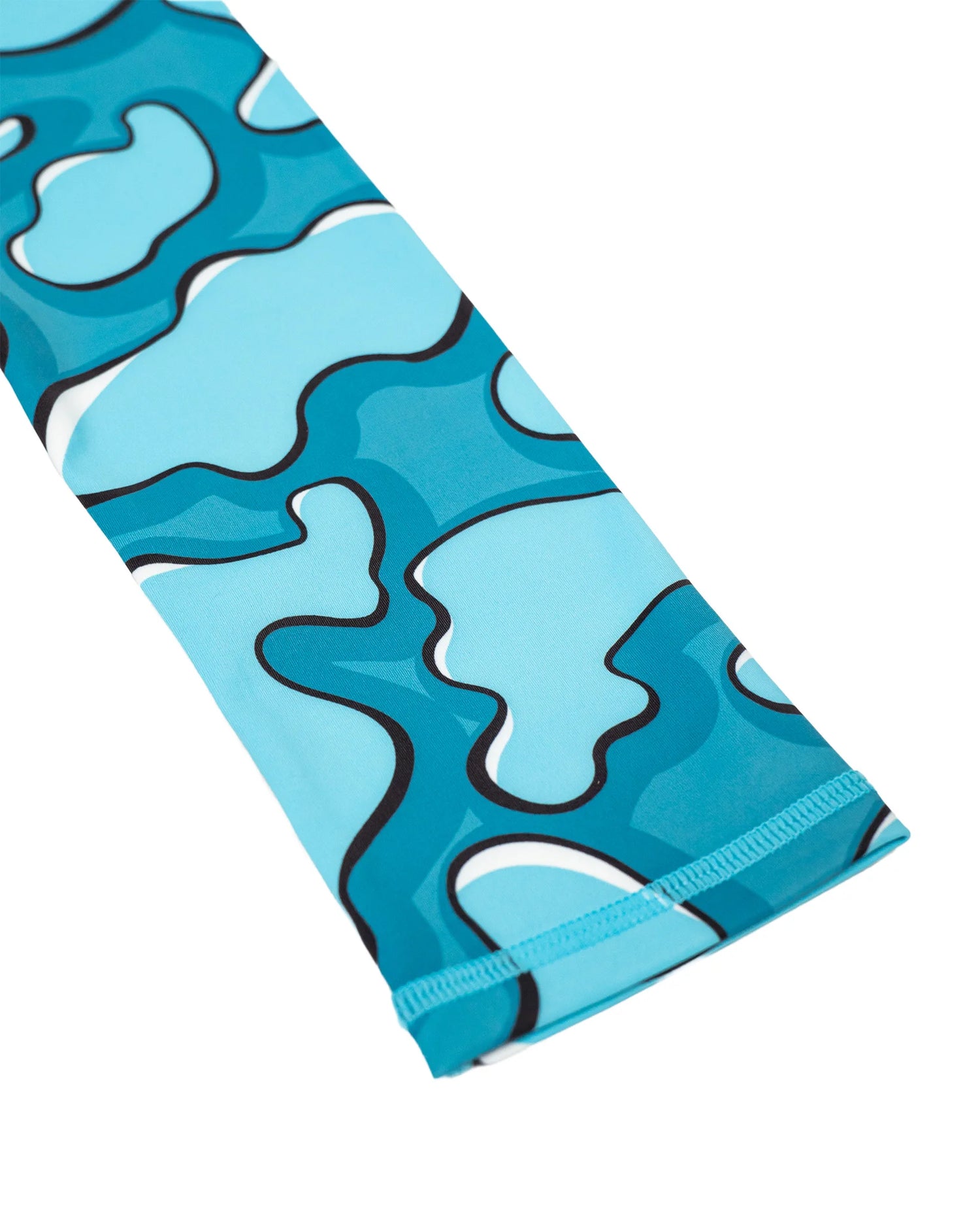 A for Adley Squiggly Pants (teal)
