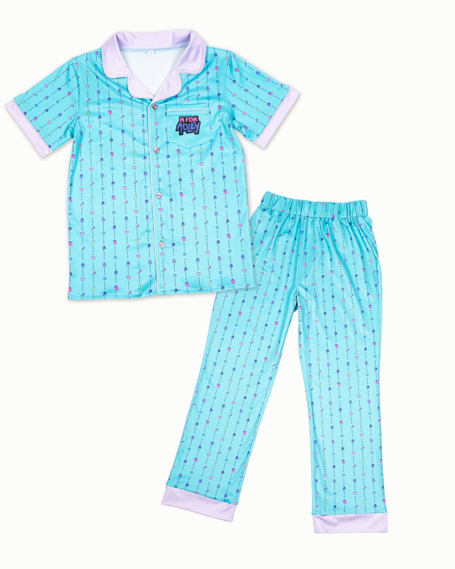 Adley's 2 Piece Rainbow Ghosts Jammies