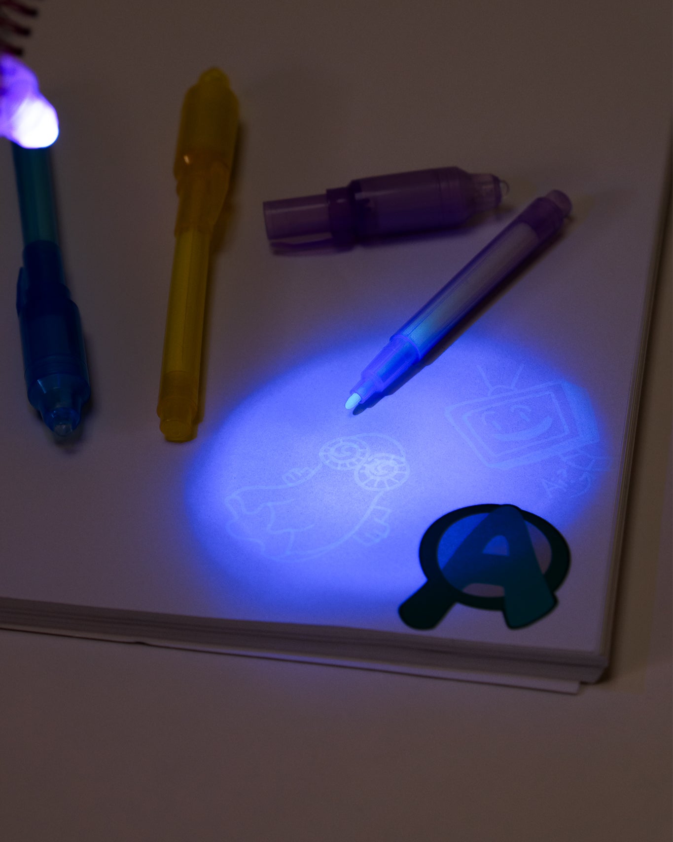 Detective Adley Notebook (w/4 black light pens & stickers)
