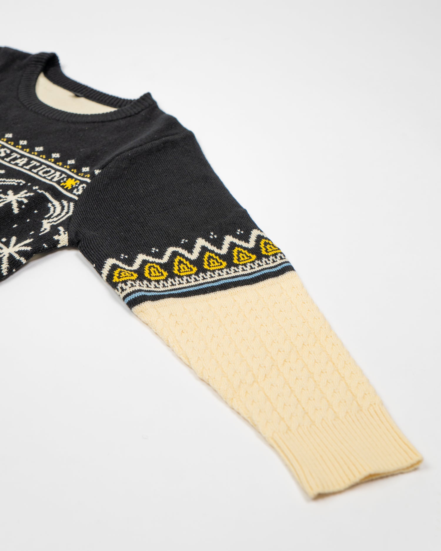 Spacestation Triangle Ugly Sweater