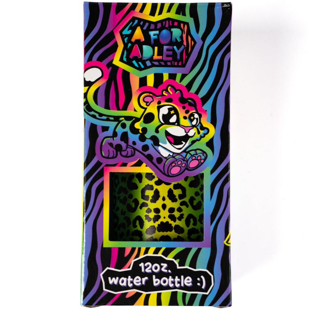 Adley's Neon Rainbow Water Bottles