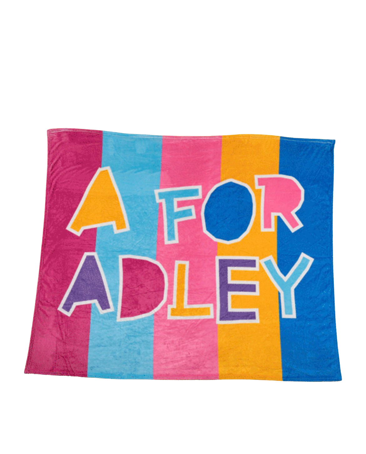 A for Adley Comfy Cozy Blanket