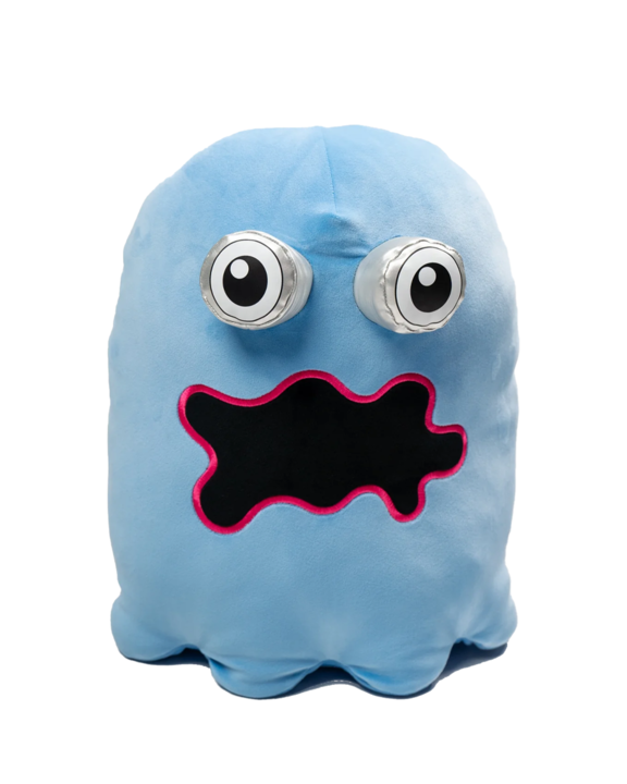 BLUE-Rainbow Ghost Softy-Sqwishy Plushie