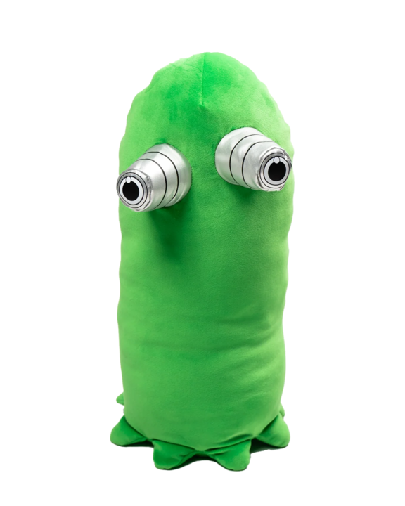 GREEN-Rainbow Ghosts Softy-Sqwishy Plushie