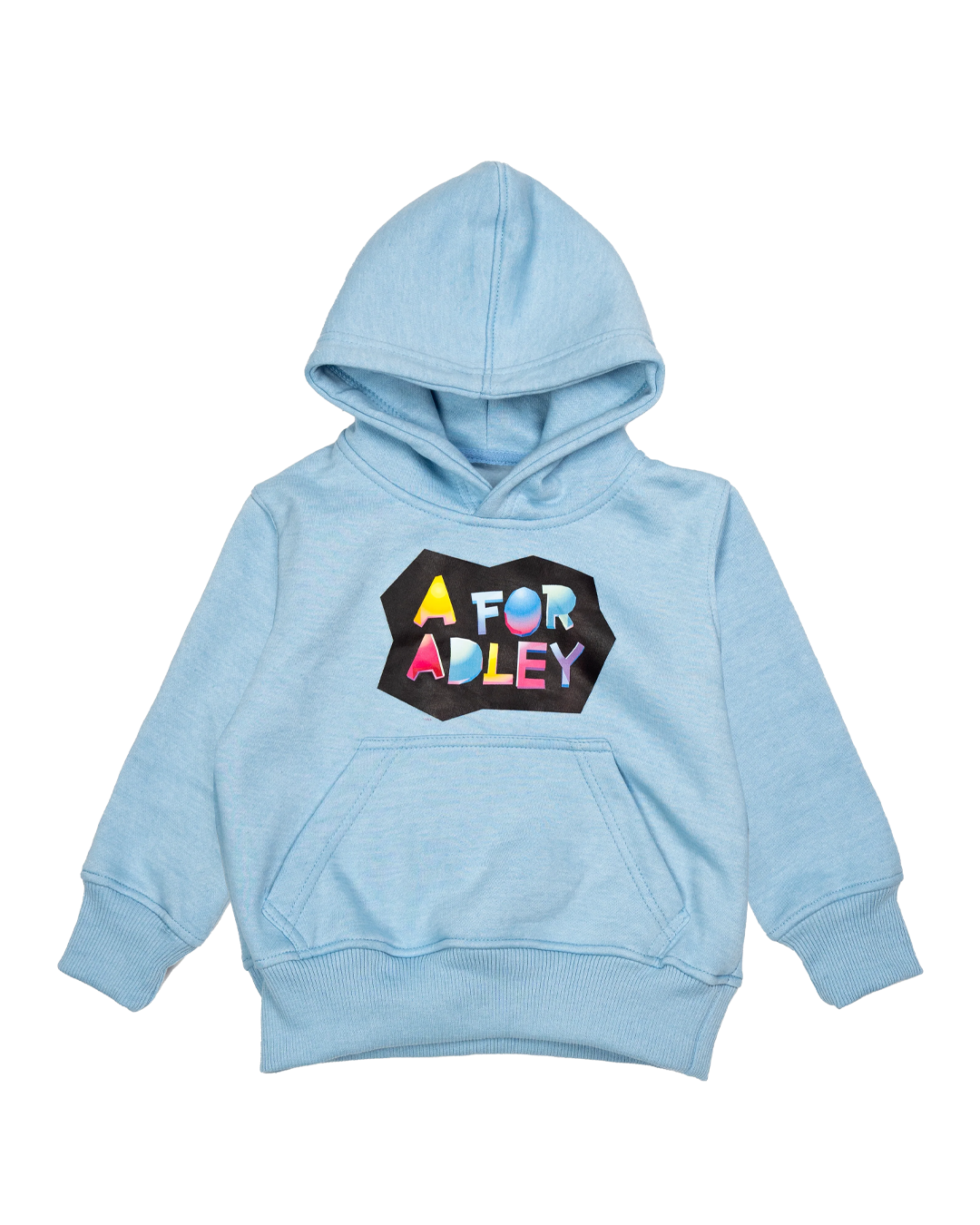 Adley's Neon Rainbow Hoodie