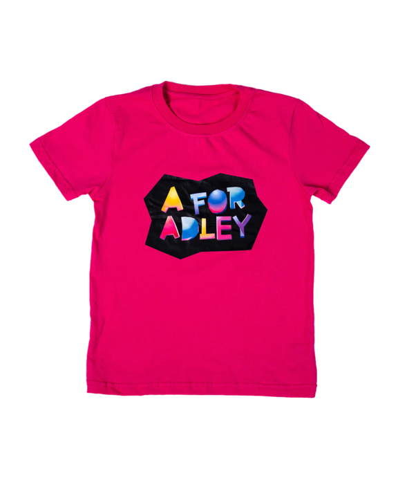 Adley's Neon Rainbow Tee