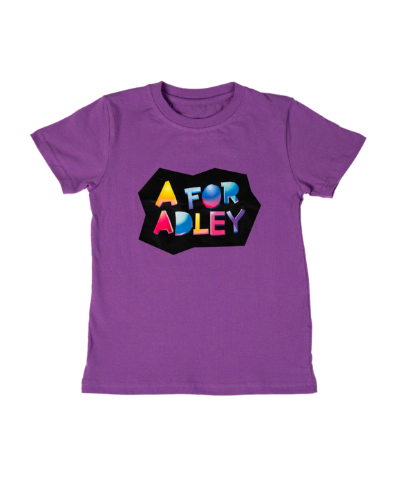 Adley's Neon Rainbow Tee