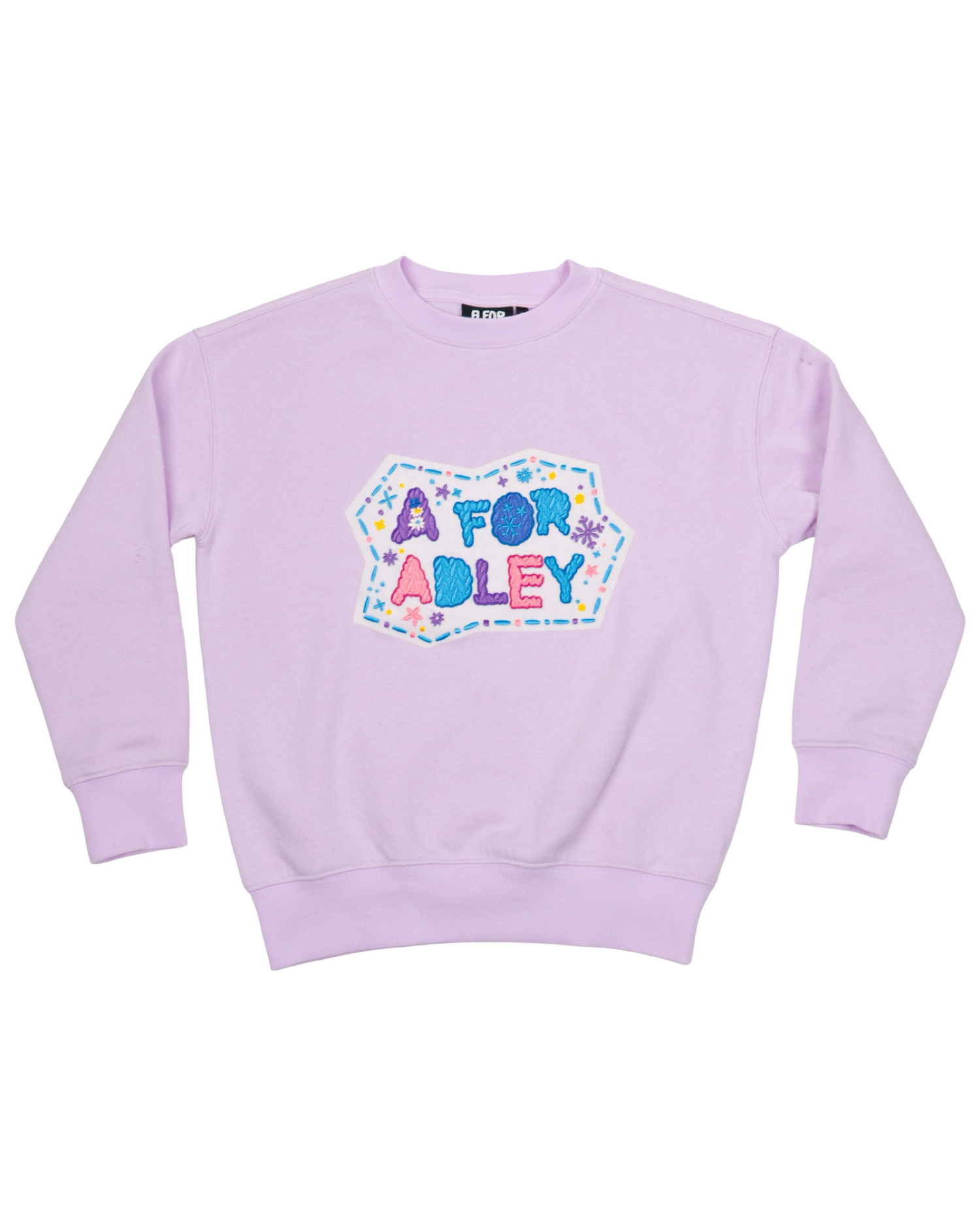 A for Adley Winter Logo Crewneck