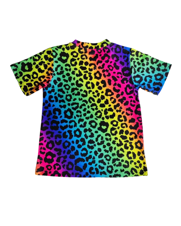 Adley's Rainbow Cheetah Tee