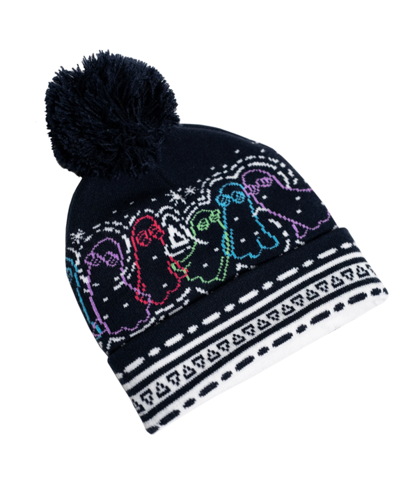 Rainbow Ghosts Comfy Snow Beanie