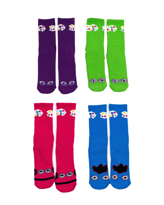 Rainbow Ghosts Premium Socks 4 Pack