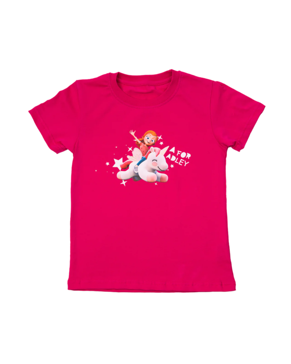 Adley's Rainbow Unicorn Tee