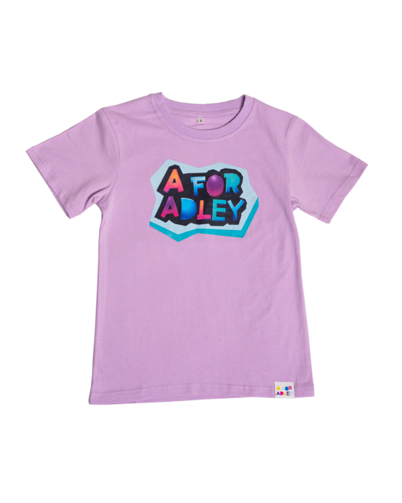 Adley's Winter Rainbow Tee